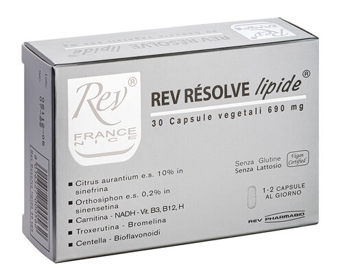 REV PHARMABIO SRL Rev Resolve Lipide - Integratore Per La Funzionalità Del Microcircolo - 250 Ml