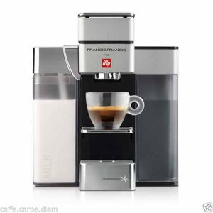 illy macchina caffè iperespresso y5 milk capsule espresso & cappuccino 220v - bianca