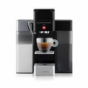 illy macchina caffè iperespresso y5 milk capsule espresso & cappuccino 220v - nera