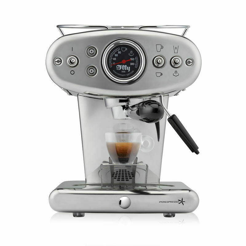 illy Macchina Caffè X1 Anniversary a Capsule Iperespresso Espresso 220V - 60247 - Inox