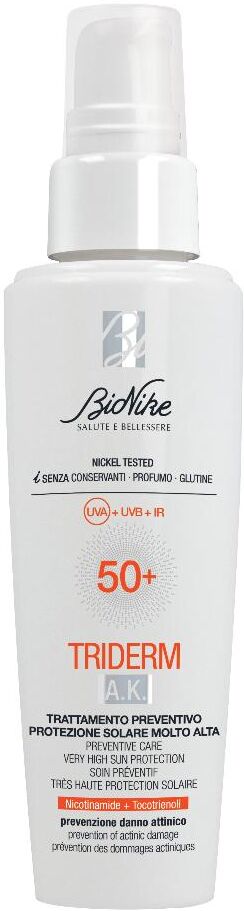 Bionike Triderm Ak Tratt Prev Spf50+