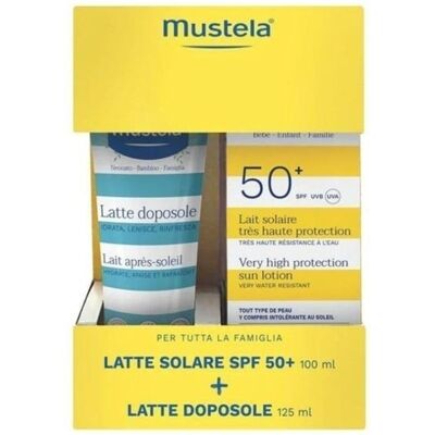 Mustela Solare e doposole - Set di creme ad azione fotoprotettiva e lenitiva, 2 tubi da 100 ml Mustela Solare e doposole - Set di creme ad azione fotoprotettiva e lenitiva, 2 tubi da 100 ml