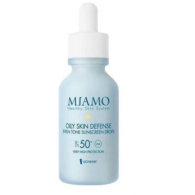 Medspa Miamo SPF50+ Gocce Solari - Pelle Grassa, Opacizzante, 30ml Medspa Miamo SPF50+ Gocce Solari - Pelle Grassa, Opacizzante, 30ml