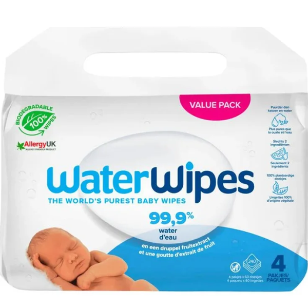 waterwipes unlimited co. waterwipes bio 4x60pz