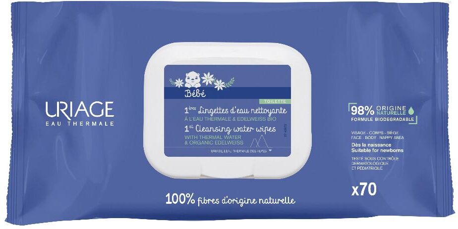 Uriage Bebe Salviettine Det Acqua70pz