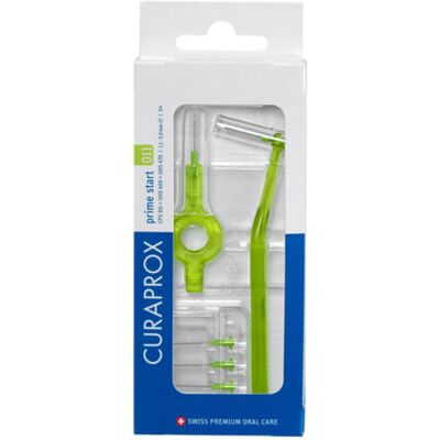 Curaprox CPS 011 Prime Start Scovolino Interdentale, 5 Scovolini + 2 Maniglie Curaprox CPS 011 Prime Start Scovolino Interdentale, 5 Scovolini + 2 Maniglie