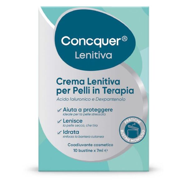 ekuberg pharma s.u.r.l. concquer crema lenitiva 10x7ml