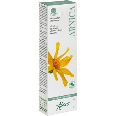 Aboca BioPomata Arnica Azione Rinfrescante e Lenitiva, 50ml Aboca BioPomata Arnica Azione Rinfrescante e Lenitiva, 50ml