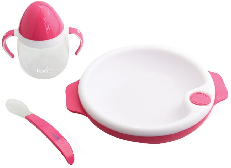 anteprima brands international kit pappa 6 mesi+ rosa