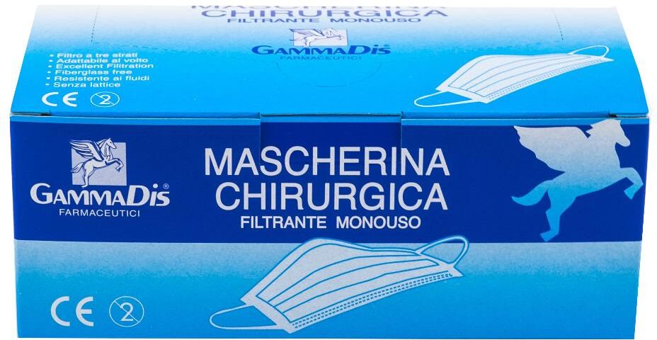 Gammadis Farmaceutici Srl Mascherina Chirurgica 50pz