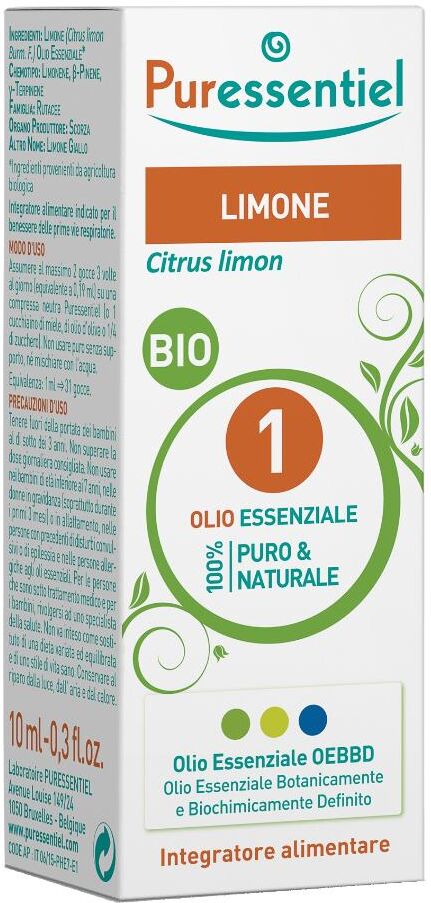 Puressentiel Italia Srl Olio Ess Limone Bio 10ml