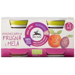 Alce Nero Omogeneiz Prugna Mela2x80g Alce