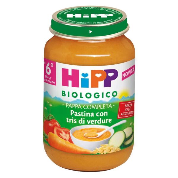 hipp italia srl hipp pastina tris verdure 190g