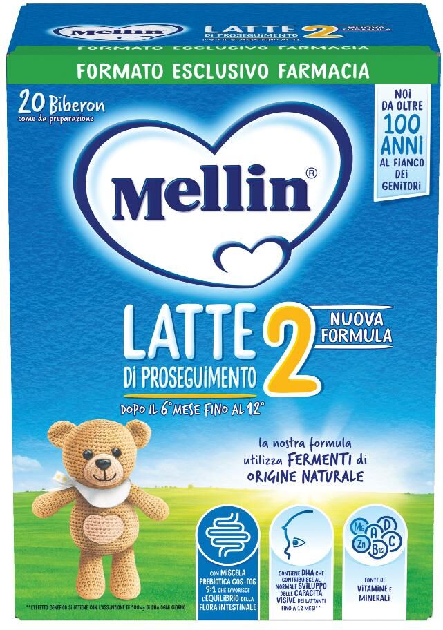 danone nutricia spa soc.ben. mellin 2 latte polvere 700g