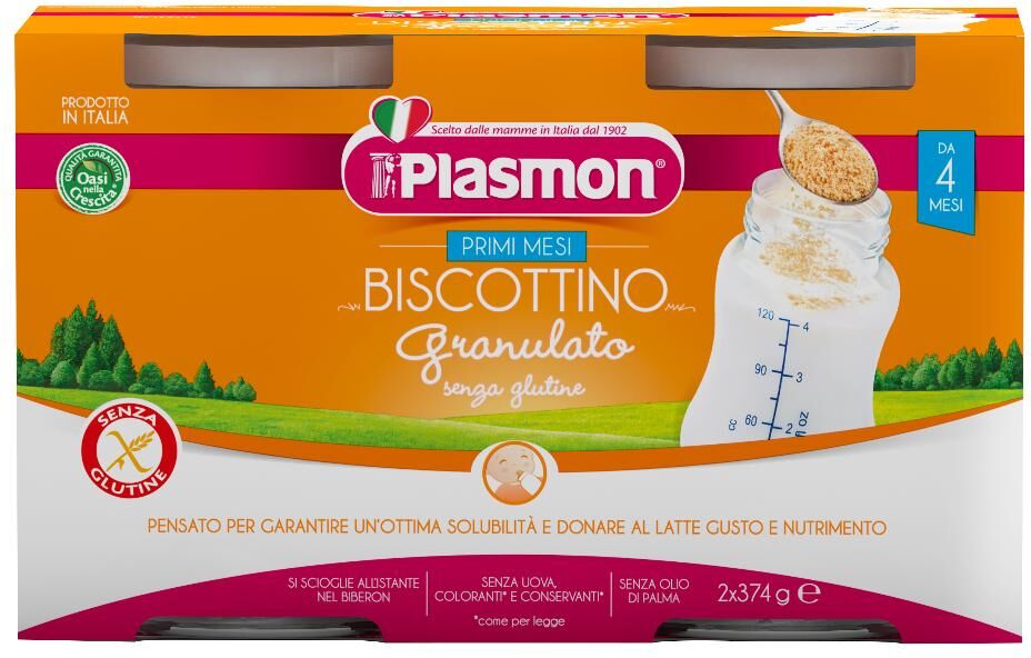 Plasmon (Heinz Italia Spa) Plasmon Bisc Gran S/glut 2x374g