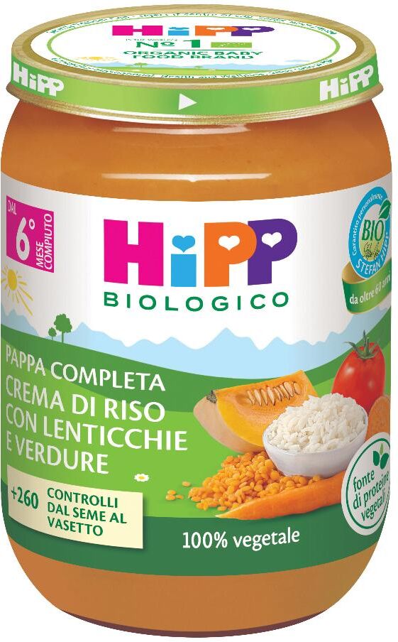 Hipp Italia Srl Hipp Crema Riso Lenticch Verd