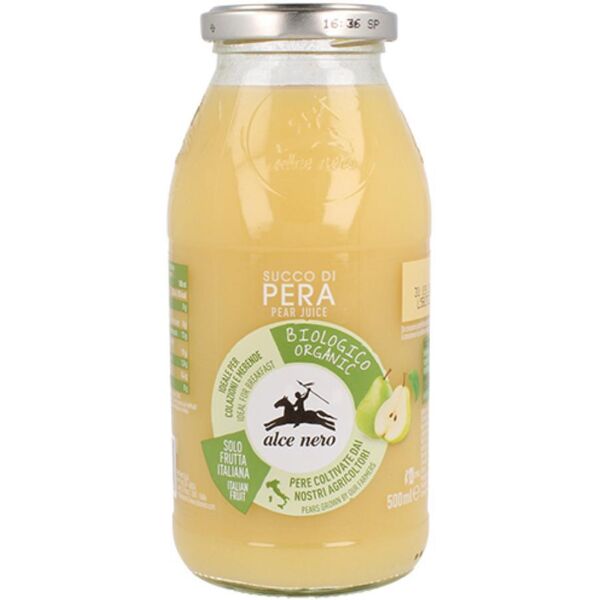 alce nero spa succo 100% pera bio 500ml alce