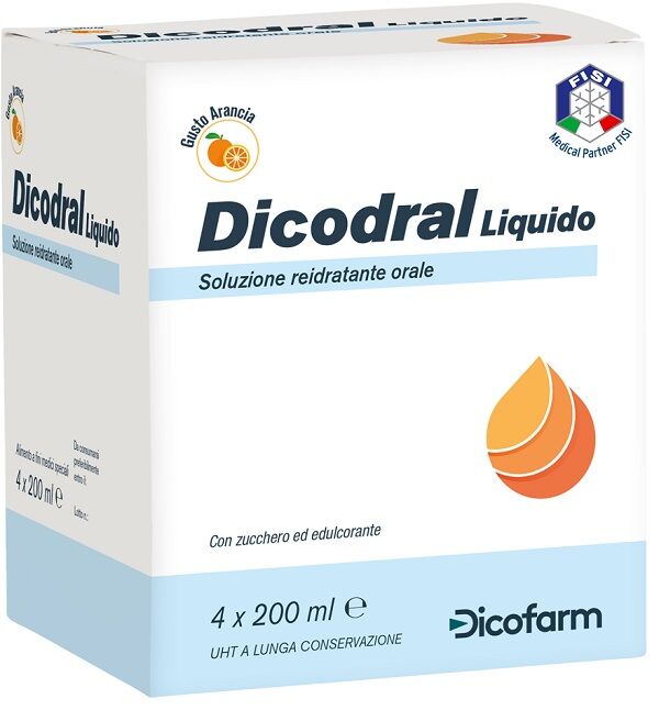 Dicofarm Spa Dicodral Liquido 4x200ml