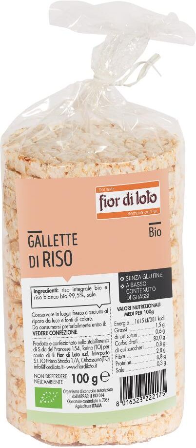 Biotobio Srl Gallette Di Riso 100gr (Fdl)