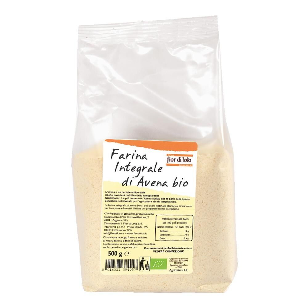 Biotobio Srl Farina Avena Integr 500g Fdl