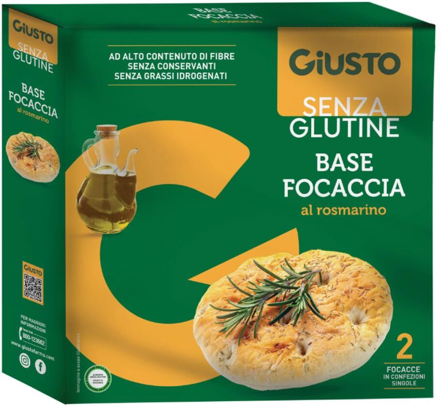 Farmafood Srl Giusto S/g Fondo Focaccia 280g