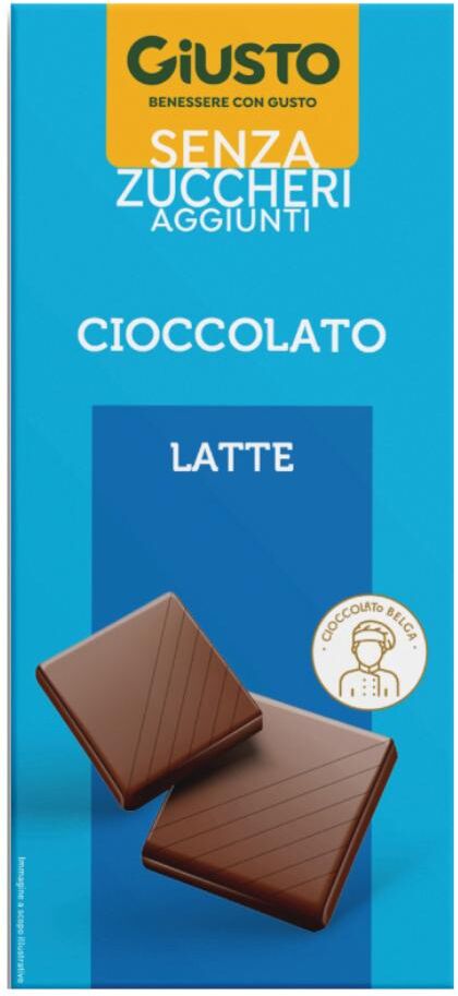 Farmafood Srl Giusto S/zucch Cioc Latte 85g