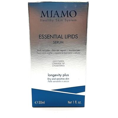 Siero Lipidi Essenziali Longevity Plus - Idratante e Antirughe - 30ml Siero Lipidi Essenziali Longevity Plus - Idratante e Antirughe - 30ml