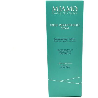 Medspa Miamo Cura della Pelle Preoccupazioni Tripla Illuminante - Crema viso schiarente - 50 ml Medspa Miamo Cura della Pelle Preoccupazioni Tripla Illuminante - Crema viso schiarente - 50 ml
