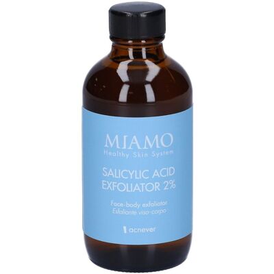 Medspa Miamo Esfoliante Acido Salicilico 2% - Pelle Azione Acne - 120ml Medspa Miamo Esfoliante Acido Salicilico 2% - Pelle Azione Acne - 120ml