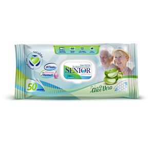 Seta Blu Salviettine Senior Aloe 50pz