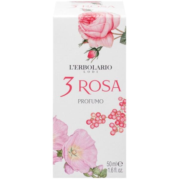 l'erbolario srl 3 rosa acqua profumo 50ml