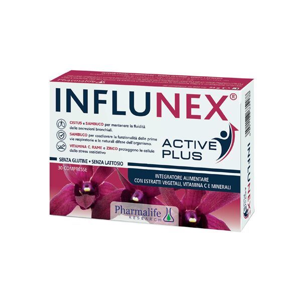 pharmalife research influnex active plus 30cpr