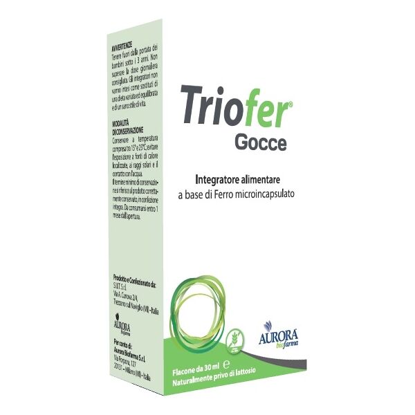 aurora biofarma srl triofer gocce 30ml