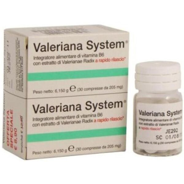 fidia healthcare srl valeriana system 30cpr+30cpr