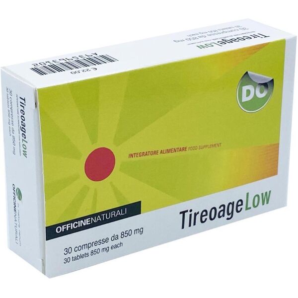 officine naturali srl tireoage low 30cpr 850mg