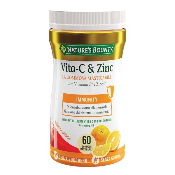 nature's bounty nature's b vita-c&zinc 60gomm