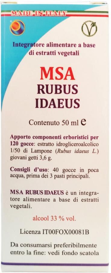 Herboplanet Msa Rubus Idaeus 50ml&lt;