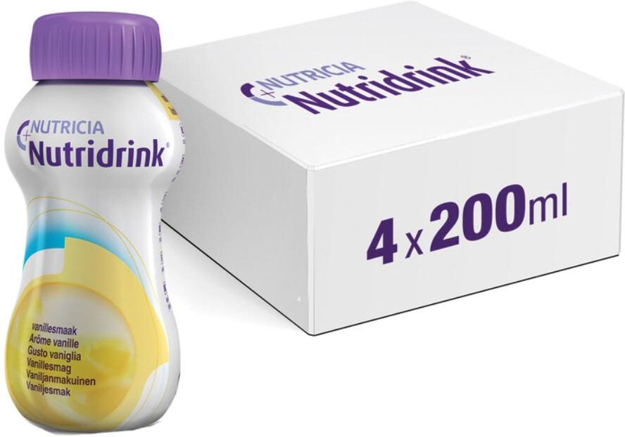 Danone Nutricia Spa Soc.Ben. Nutridrink Vaniglia 4x200ml