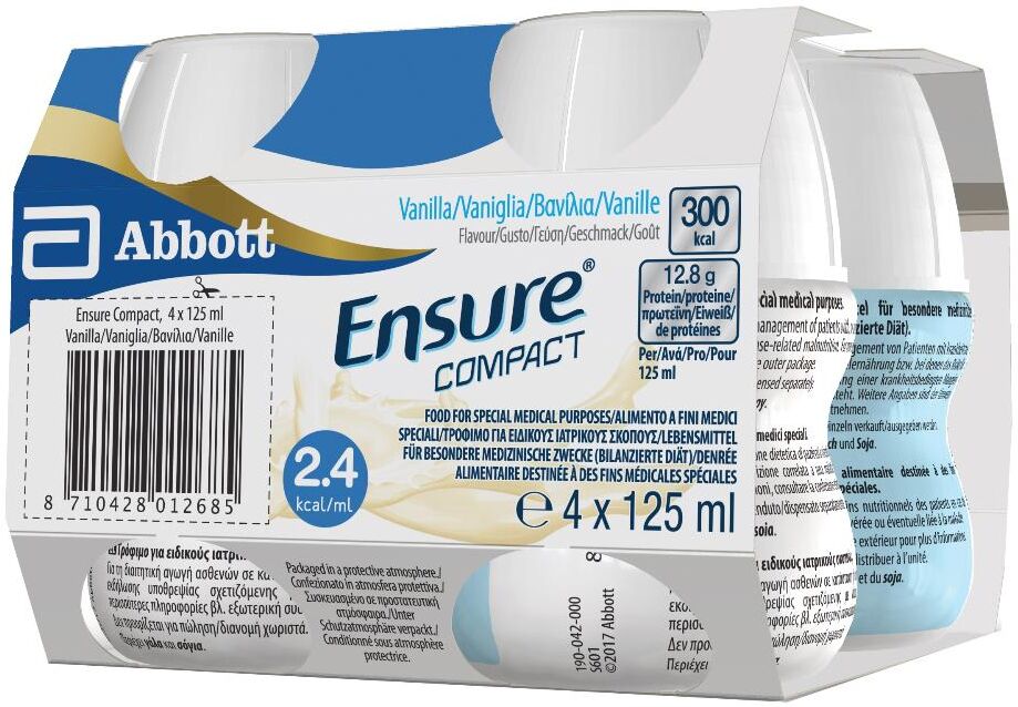 Abbott Ensure Compact Vaniglia4x125ml