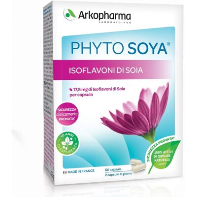 Arkopharma Phyto Soya 17,5 mg - Supporta la salute in menopausa - 60 Capsule Arkopharma Phyto Soya 17,5 mg - Supporta la salute in menopausa - 60 Capsule