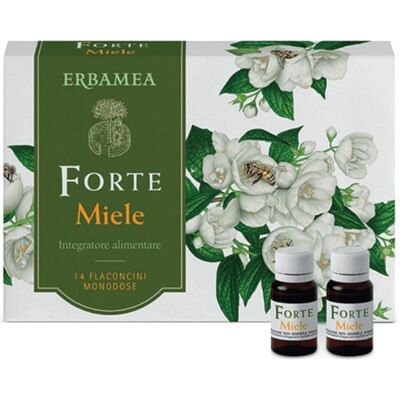 Erbamea Miele Forte - Integratore protezione cellulare - 14x10ml Erbamea Miele Forte - Integratore protezione cellulare - 14x10ml