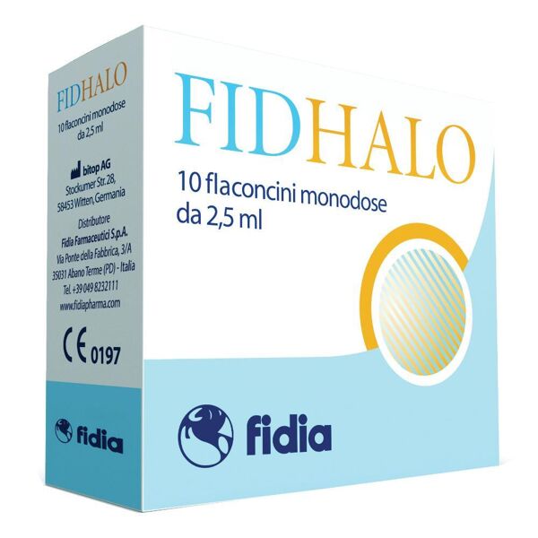 fidia farmaceutici spa fidhalo 10fl monodose 2,5ml