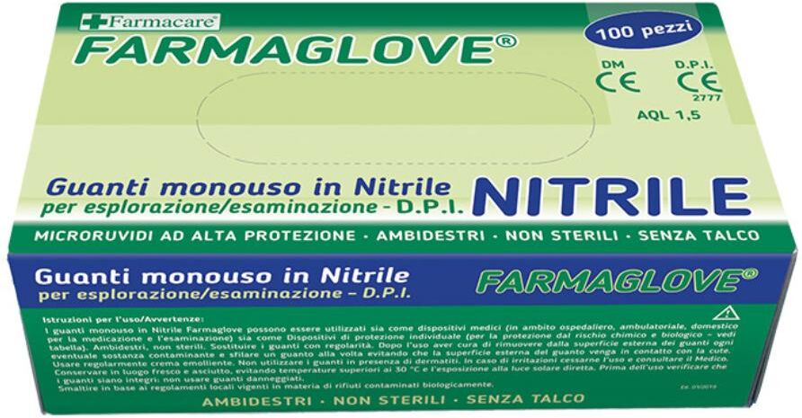 Farmacare Srl Guanto Nitrile 100pz Gr