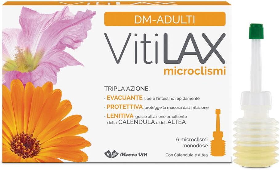 Marco Viti Farmaceutici Spa Vitilax Microclismi Adulti6x9g