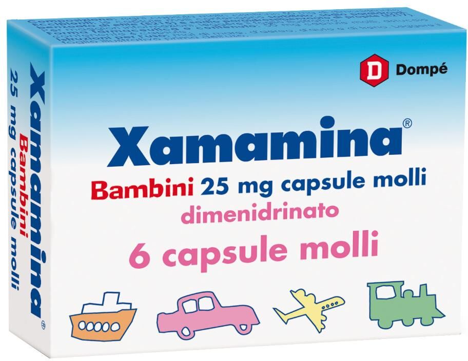 Dompe' Farmaceutici Spa Xamamina*bb 6cps 25mg