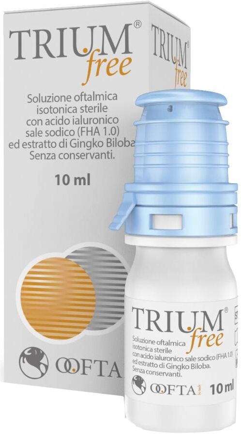 Fidia Farmaceutici Spa Trium Free Collirio 10ml