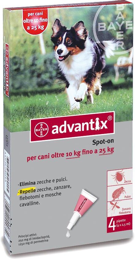 Elanco Italia Spa Advantix Spot On 4pip 2.5ml 25