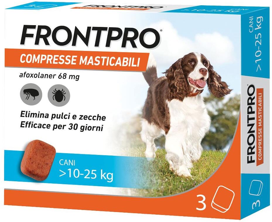 Boehringer Vet Frontline Frontpro*3cpr 10-25kg 68mg