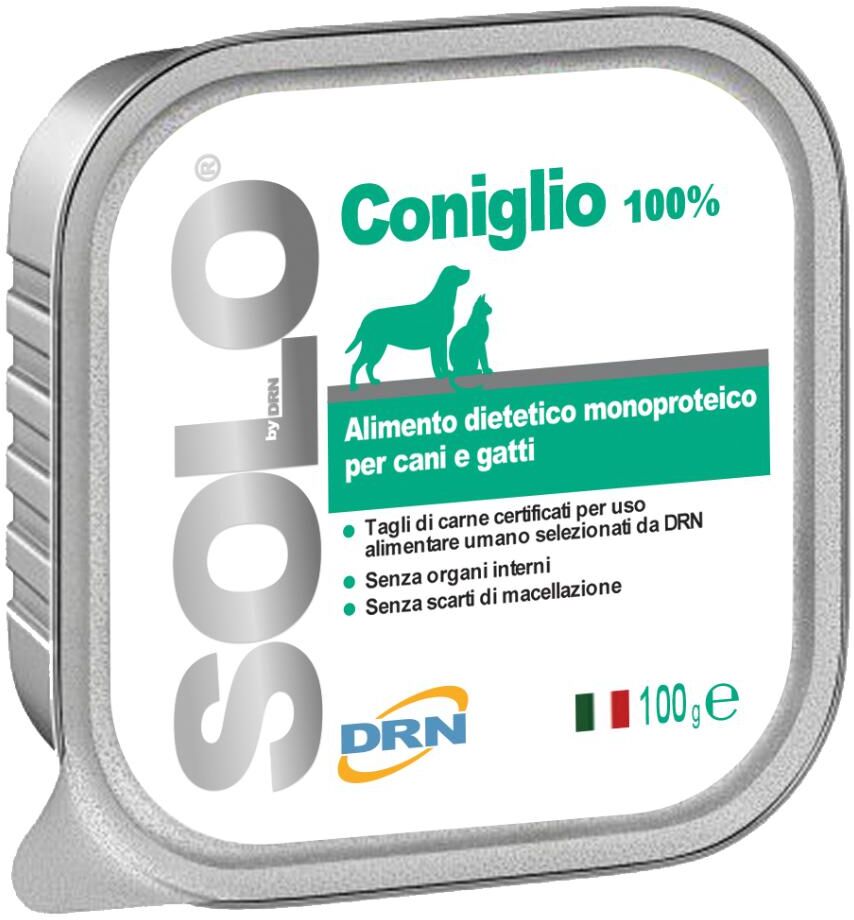 Drn Srl Solo Coniglio Cani/gatti 100g