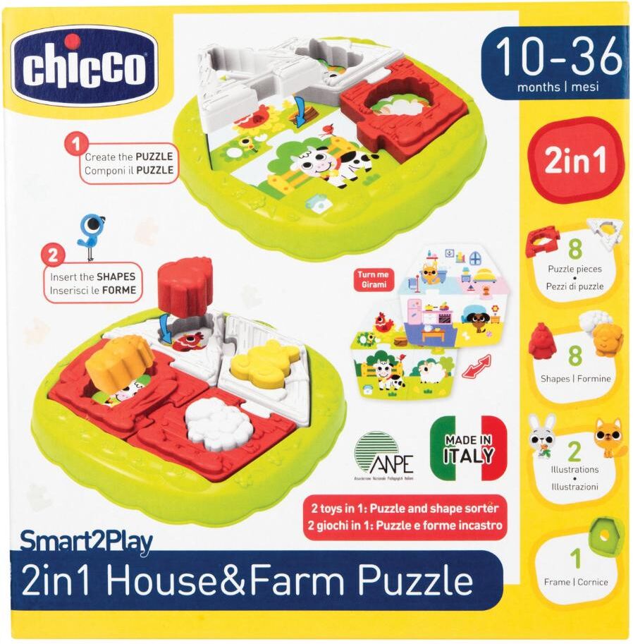 Chicco Ch Gioco S2p 2in1 House&amp;Farm